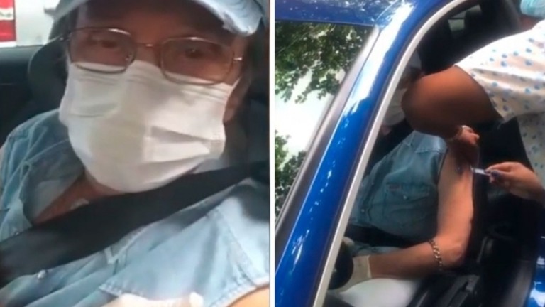 Roberto Carlos toma a vacina contra Covid-19: "Todo mundo tem que vacinar"