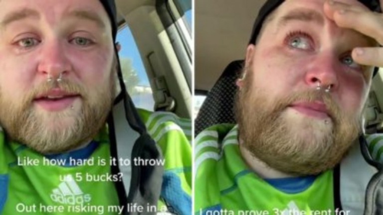 R$ 312 mil: motorista desabrigado pede gorjeta em vídeo no TikTok e ganha bolada