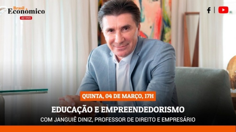 Empresário Janguiê Diniz participa de live no iG nesta quinta-feira (4)