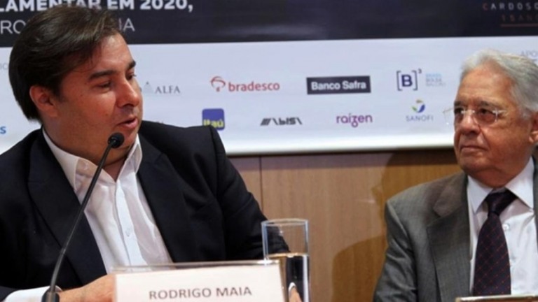 FHC e Rodrigo Maia buscam união para vencer Bolsonaro em 2022