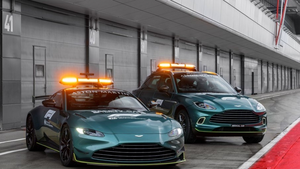 Aston Martin e Mercedes vão fornecer carro médico e Safety Car da F1