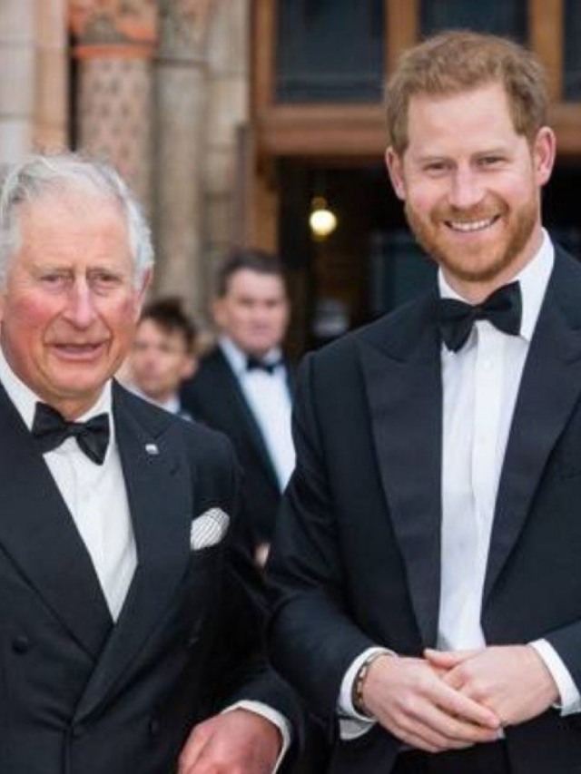 Príncipe Charles responde com 'riso nervoso' a pergunta sobre Harry e Meghan