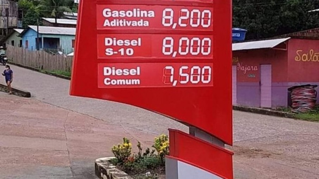 Gasolina bate R$ 8,20 em cidade no Acre após sexto aumento da Petrobras Gasolina bate R$ 8,20 em cidade no Acre após sexto aumento da Petrobras