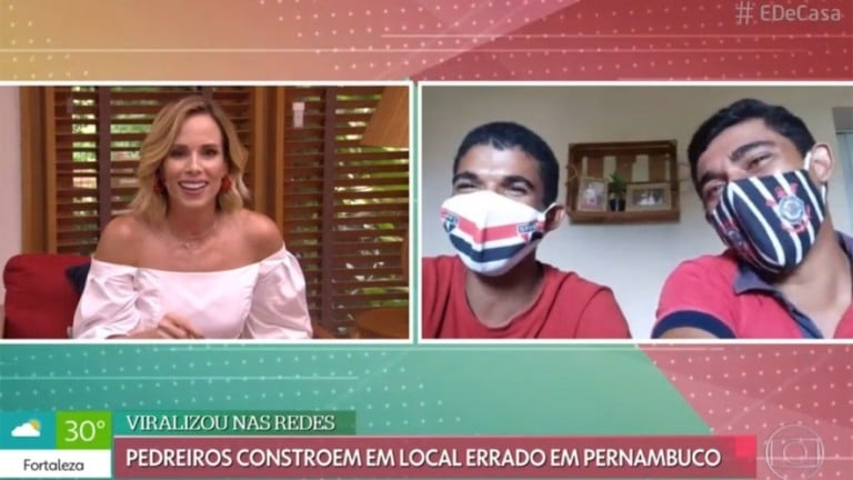Ana Furtado dá bronca em entrevistado que falou palavrão ao vivo