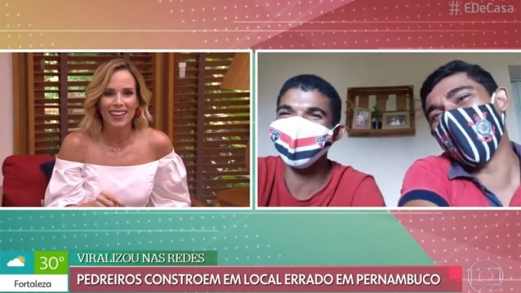 Ana Furtado dá bronca em entrevistado que falou palavrão ao vivo