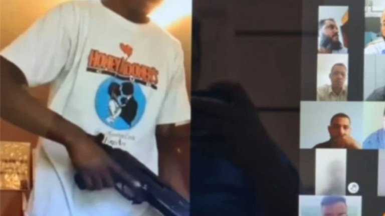 Goiás: jovem armado invade audiência online com deputados e empresários