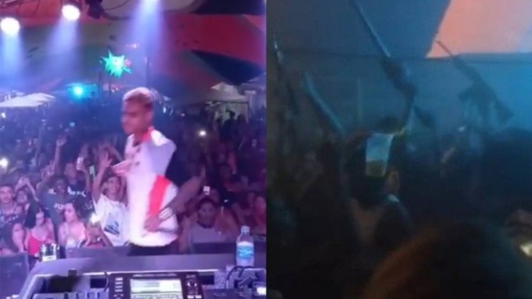 MC Cabelinho faz show com aglomeração e homens armados na plateia