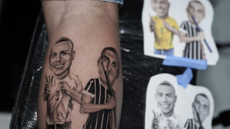 Ex-BBB Prior faz tatuagem de Ronaldo Fenômeno: "Meu maior ídolo do futebol"