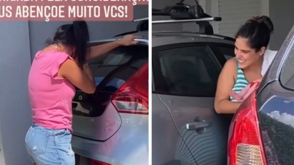 Camilla Camargo pede que irmã seja madrinha de Julia e reação surpreende fãs Camilla Camargo pede que irmã seja madrinha de Julia e reação surpreende fãs
