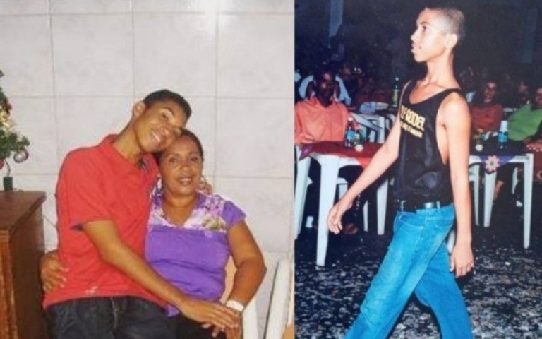 Gil tentou carreira de modelo para família não passar fome