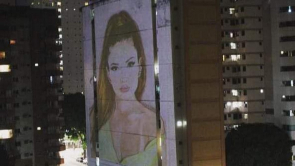 'BBB 21': Foto de Juliette Freire é projetada em prédio em Belém do Pará
