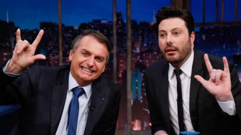 Danilo Gentili repudia fala de Bolsonaro o compara a "ditador"