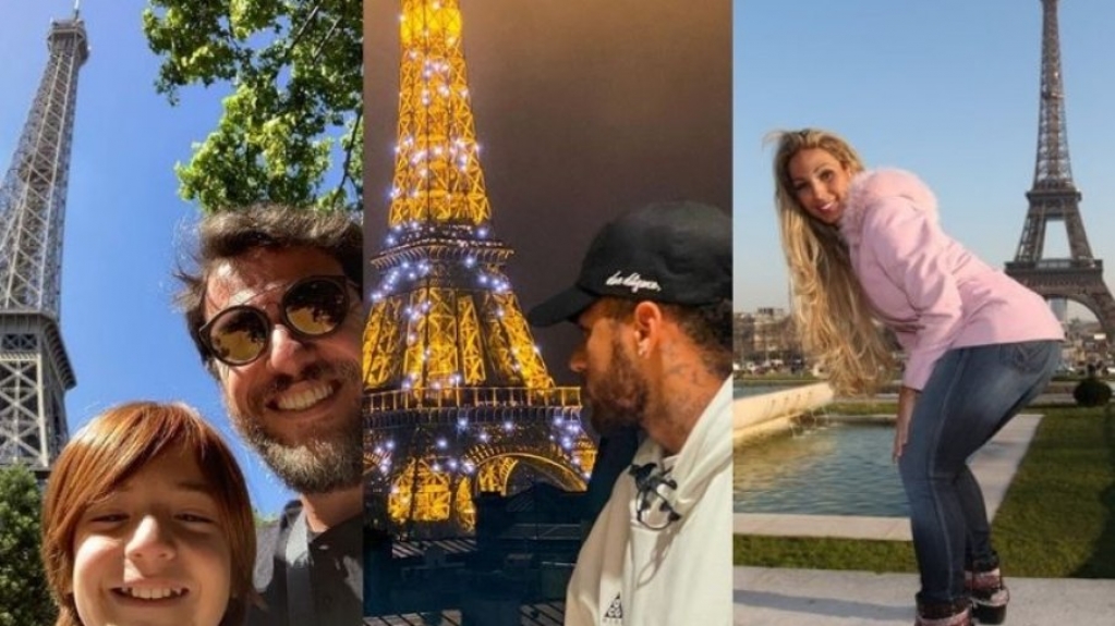 Destino dos famosos: a Torre, o Arco e as luzes de Paris