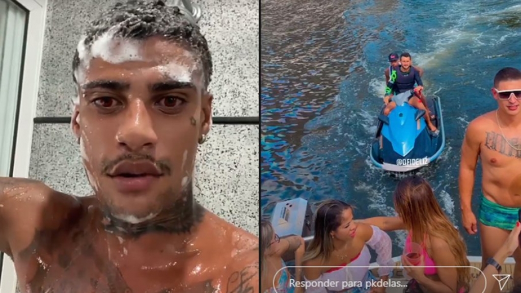 Cantor PK Delas é detonado por dar festa com aglomeração em barco