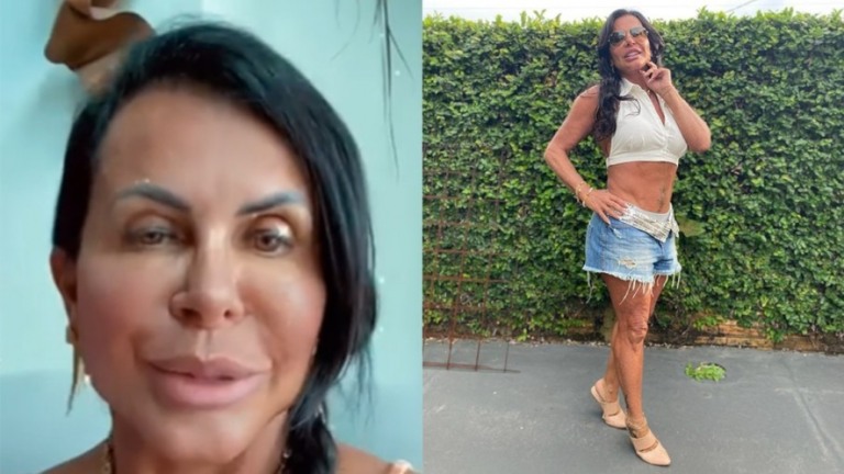 Gretchen nega plástica na barriga: "Faço 300 abdominais por dia"