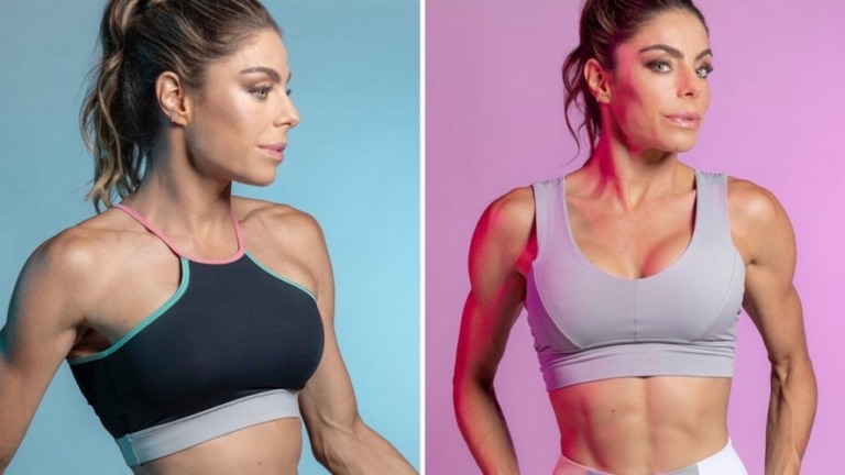 Daniella Cicarelli exibe o corpo sarado em campanha de moda fitness da Beat.co