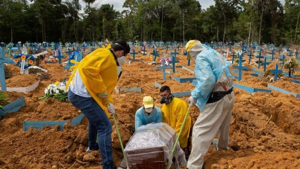 Brasil volta a registrar mais de 3 mil mortes por Covid-19 nas últimas 24h