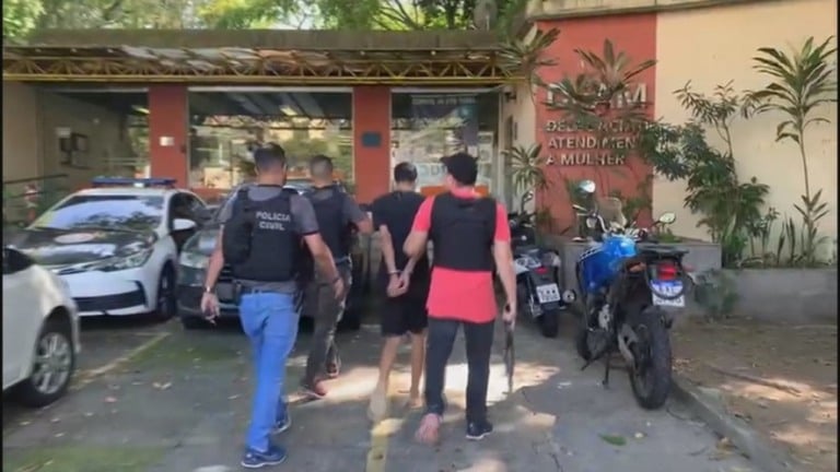 RJ: homem é apreendido sob a suspeita de agredir e queimar sua namorada