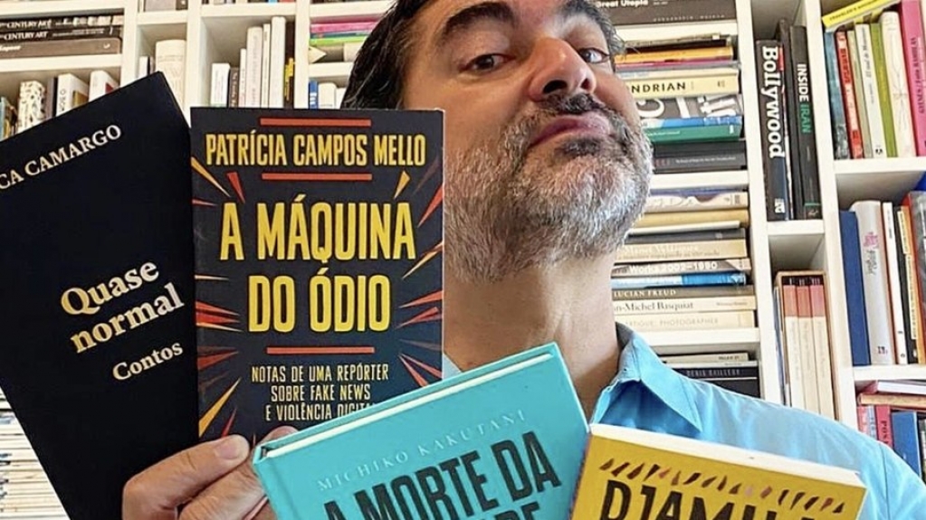 Zeca Camargo lança campanha contra o retorno da tributação sobre livros Zeca Camargo lança campanha contra o retorno da tributação sobre livros