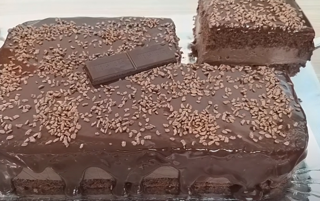 Bolo de chocolate delicioso