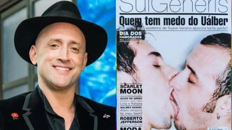 Paulo Gustavo fez história ao estampar capa de revista com beijo gay