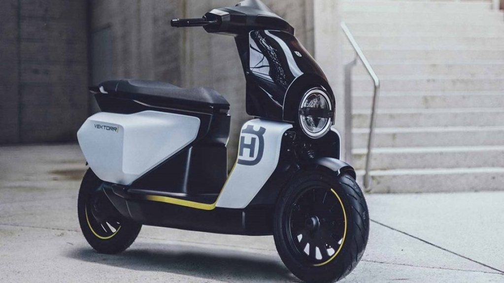 Husqvarna revela conceito de sua scooter elétrica Vektorr