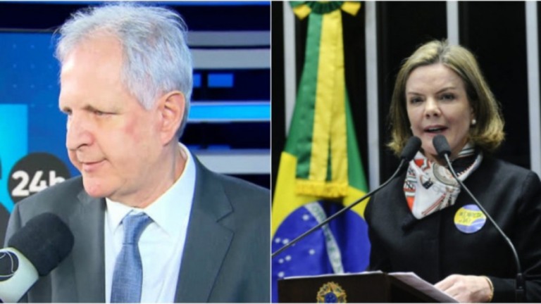 Augusto Nunes terá que pagar indenização de R$ 30 mil à Gleisi Hoffmann; entenda