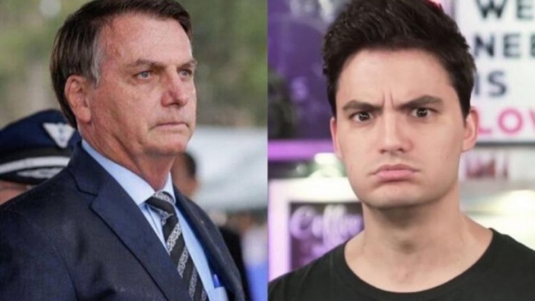 Felipe Neto "vence" Bolsonaro na Justiça e comemora: "Estou do lado certo"