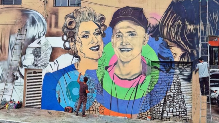 Paulo Gustavo ganha mural em sua homenagem, na periferia de São Paulo
