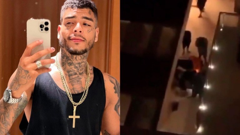 Vizinha de hotel registra os últimos momentos de MC Kevin após acidente; assista