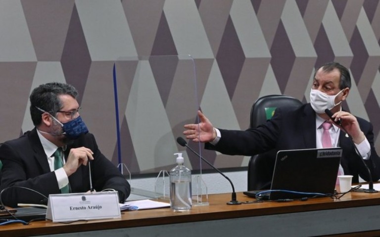 CPI: 5 críticas dos senadores à atuação do Itamaraty - e as respostas de Araújo
