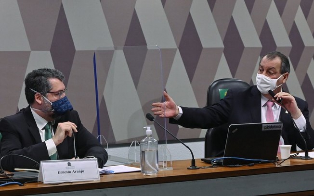 CPI: 5 críticas dos senadores à atuação do Itamaraty - e as respostas de Araújo