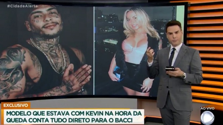 Luiz Bacci briga ao vivo com modelo que estava com MC Kevin no quarto do hotel