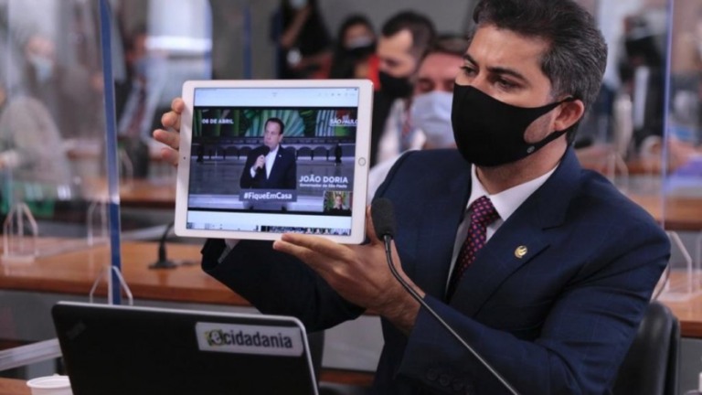 Governadores criticam senador que exibiu vídeo no qual recomendavam cloroquina