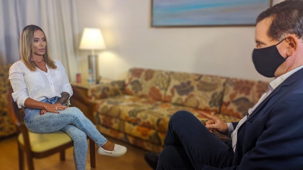 "Aí eu entrei em desespero", diz modelo que estava com Kevin na hora da tragédia