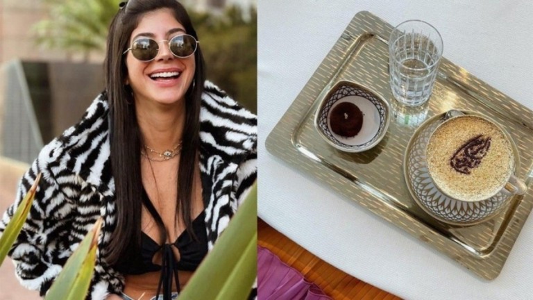 Yá Burihan prova cafezinho de R$ 250: "Diferente de outros que já tomei"