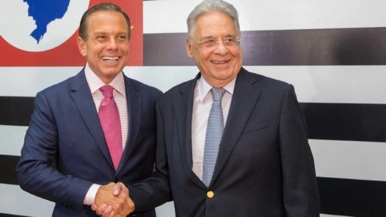 Eleições 2022: João Doria se encontra com FHC para discutir prévias do PSDB