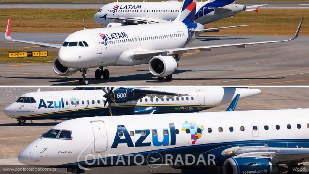 Azul e Latam rompem parceria para compartilhar voos