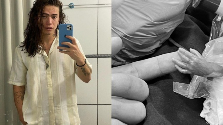 Whindersson se manifesta sobre a morte do filho: "Amei te conhecer"