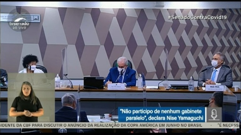Assessora de Nise Yamaguchi é retirada da CPI após discutir com senador