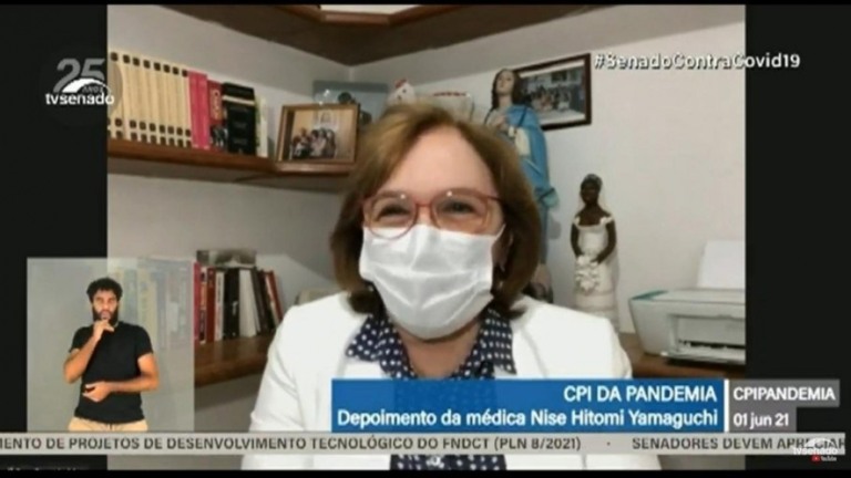 Senadora médica diz que Nise faz "desserviço" a sociedade ao receitar Cloroquina