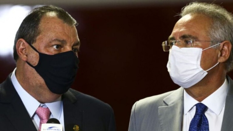 "CPI do patifão", ataca Bolsonaro e Aziz rebate: "compre vacina, presidente"