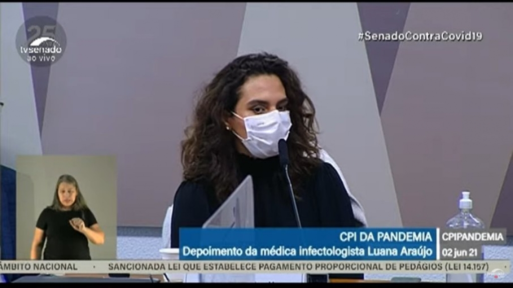 CPI da Covid: "Meu nome não ia passar pela Casa Civil", diz Luana Araújo