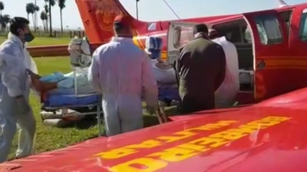 Com 251 esperando leito, Mato Grosso do Sul transfere pacientes para SP