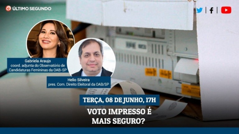 Em Cima do Fato: live discute segurança das urnas eletrônicas e o voto impresso