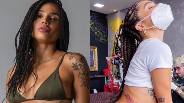 Paula Amorim faz tatuagem em homenagem ao 'No Limite': 'Na pele'