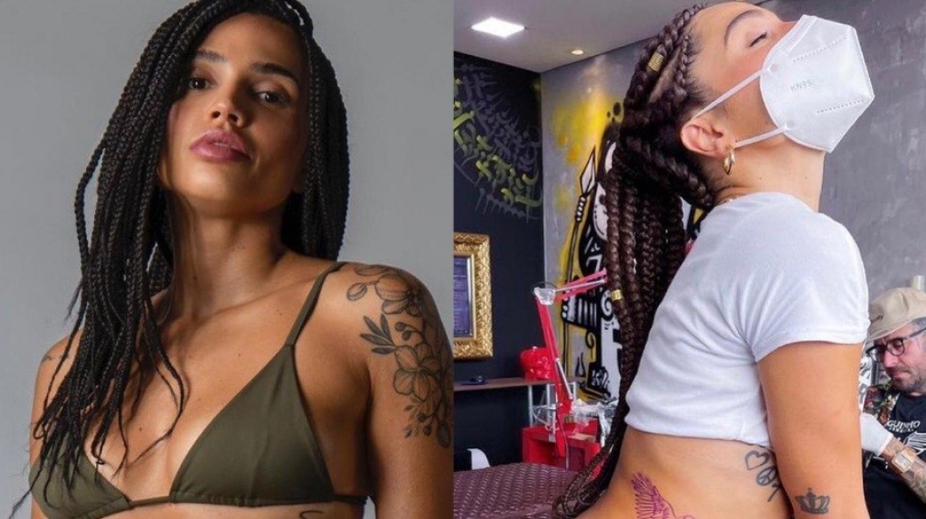 Paula Amorim faz tatuagem em homenagem ao 'No Limite': 'Na pele'
