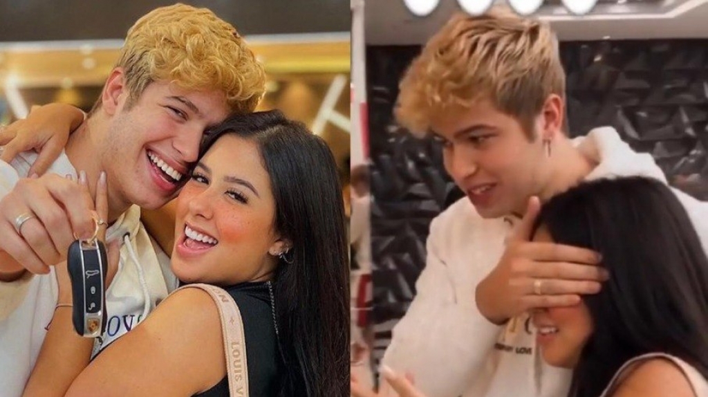 Cinthia Cruz ganha Porsche em primeiro Dia dos Namorados com youtuber Cinthia Cruz ganha Porsche em primeiro Dia dos Namorados com youtuber