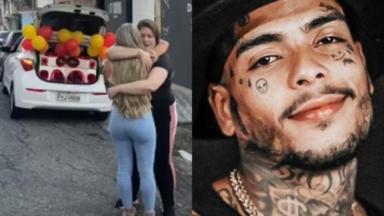 Viúva de MC Kevin se emociona com surpresa deixada pelo cantor