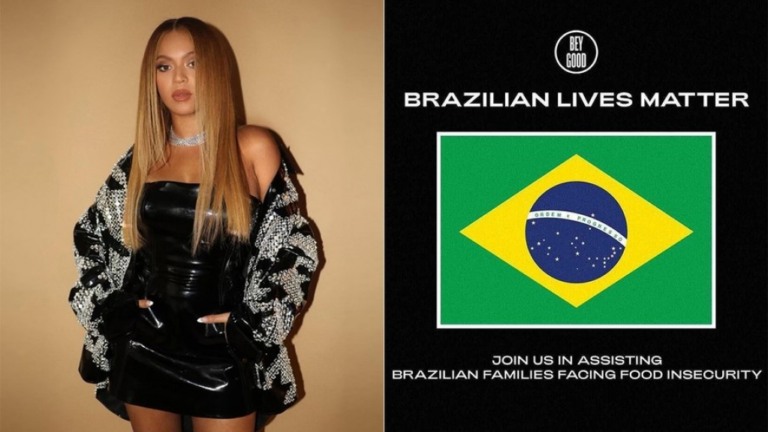 Beyoncé apoia campanha para o combate à fome no Brasil